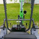 photo des manettes de la mini-pelle CP12 1200kg, on peut voir les différents joysticks