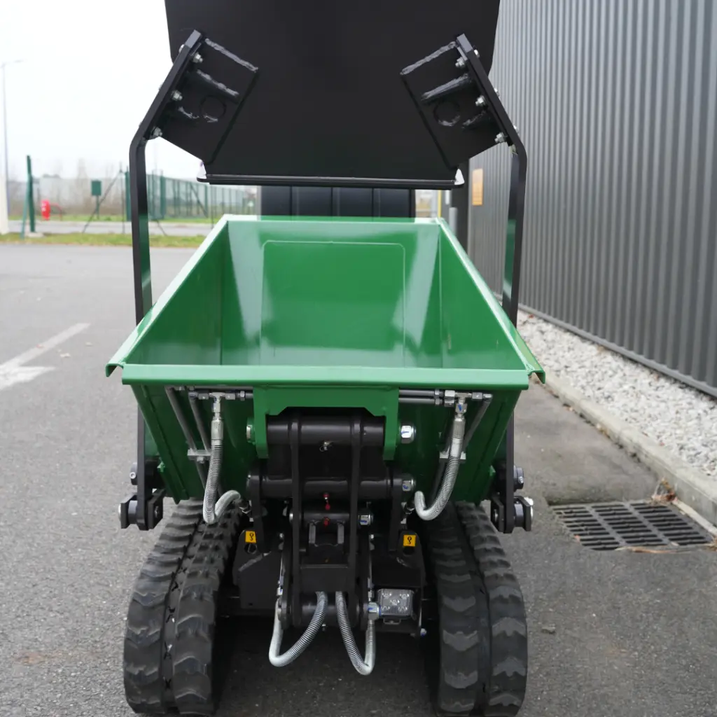 image illustrant le mini dumper dpc800 de chez chargeur plus vu de face