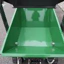 image illustrant la benne de la mini-chargeuse dpc800 de chez chargeur plus vue du dessus